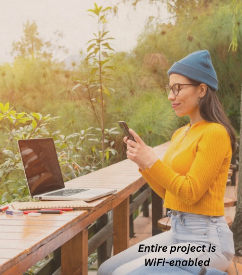 Entire project is WiFi Enabled